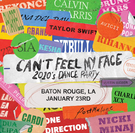 Cant Feel My Face 2010s Dance Party