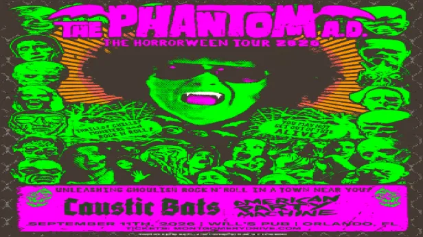 The Phantom A.D. with Special Guests American Party Machine and Caustic Bats