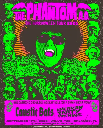 The Phantom A.D. with Special Guests American Party Machine and Caustic Bats