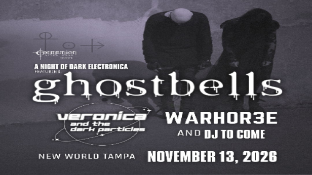 Ghostbells, Veronica and The Dark Particles, and Warhor3e in Tampa