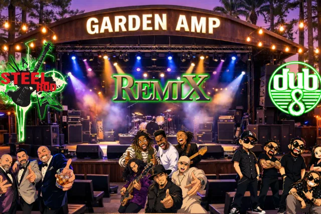 Garden Amp’s Summer Bash with Remix, Steel Rod & Dub 8