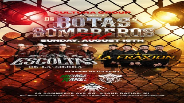 De Botas Y Sombreros Fest featuring Los Escoltas De La Sierra + La Fraxion + DJ Yeyo
