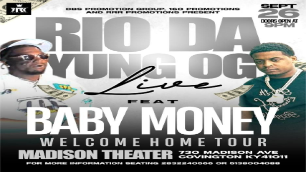 RIO DA YUNG OG - Welcome Home Tour - Featuring: Baby Money