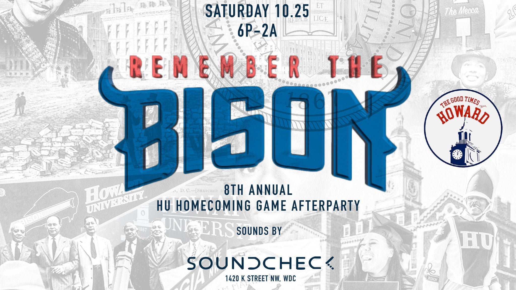8th Annual Remember The Bison: HU Homecoming Game After Party