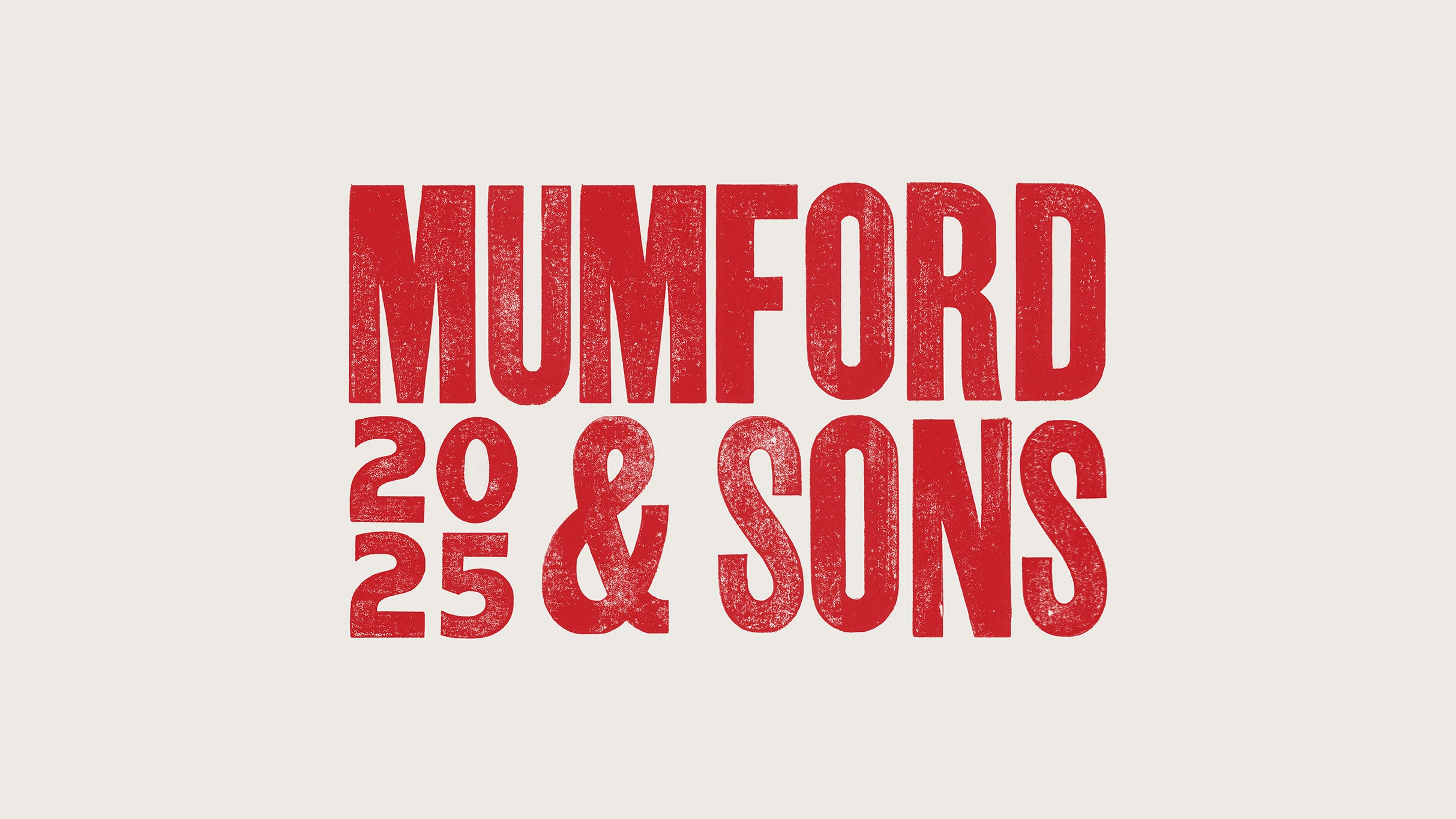 Mumford & Sons - VIP Upgrade