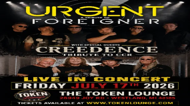 URGENT - Foreigner Tribute, CREEDENCE - CCR Tribute