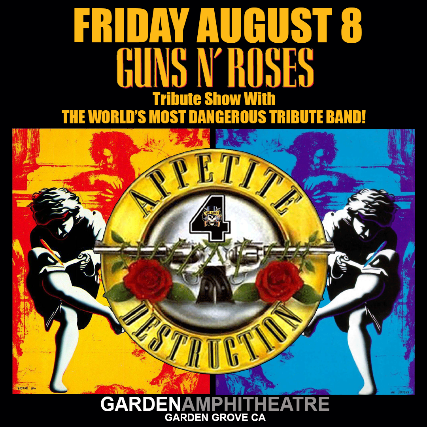 Gun N' Roses, Deep Purple, Scorpions, Cinderella tributes at Garden Amp