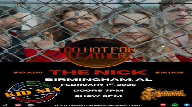 Too Hot for Leather with Kid Sly + The Painful Reminders at The Nick Sunday 2/1! 7pm