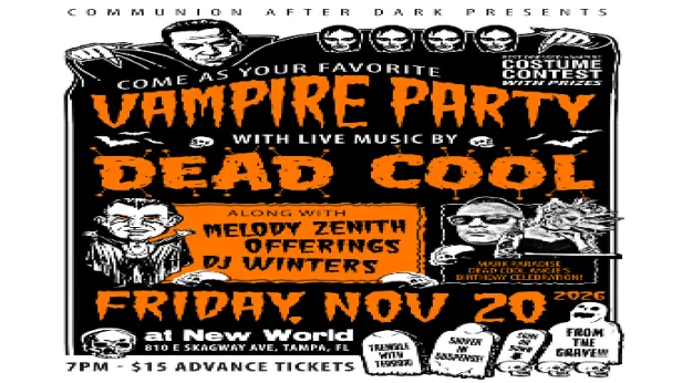 Dead Cool, Melody Zenith, Offerings in Tampa