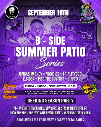 B Side Patio Series Presents : Geeking Season and Friends