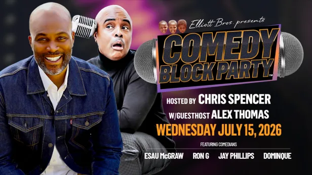 COMEDY BLOCK PARTY Hosted by Chris Spencer & Co-host Alex Thomas