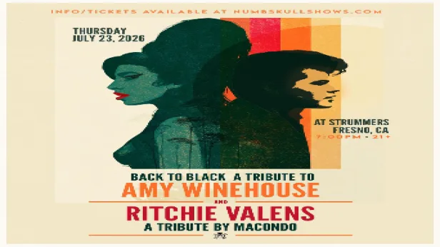 AMY WINEHOUSE Tribute - Back To Black, Ritchie Valens Tribute - Macondo