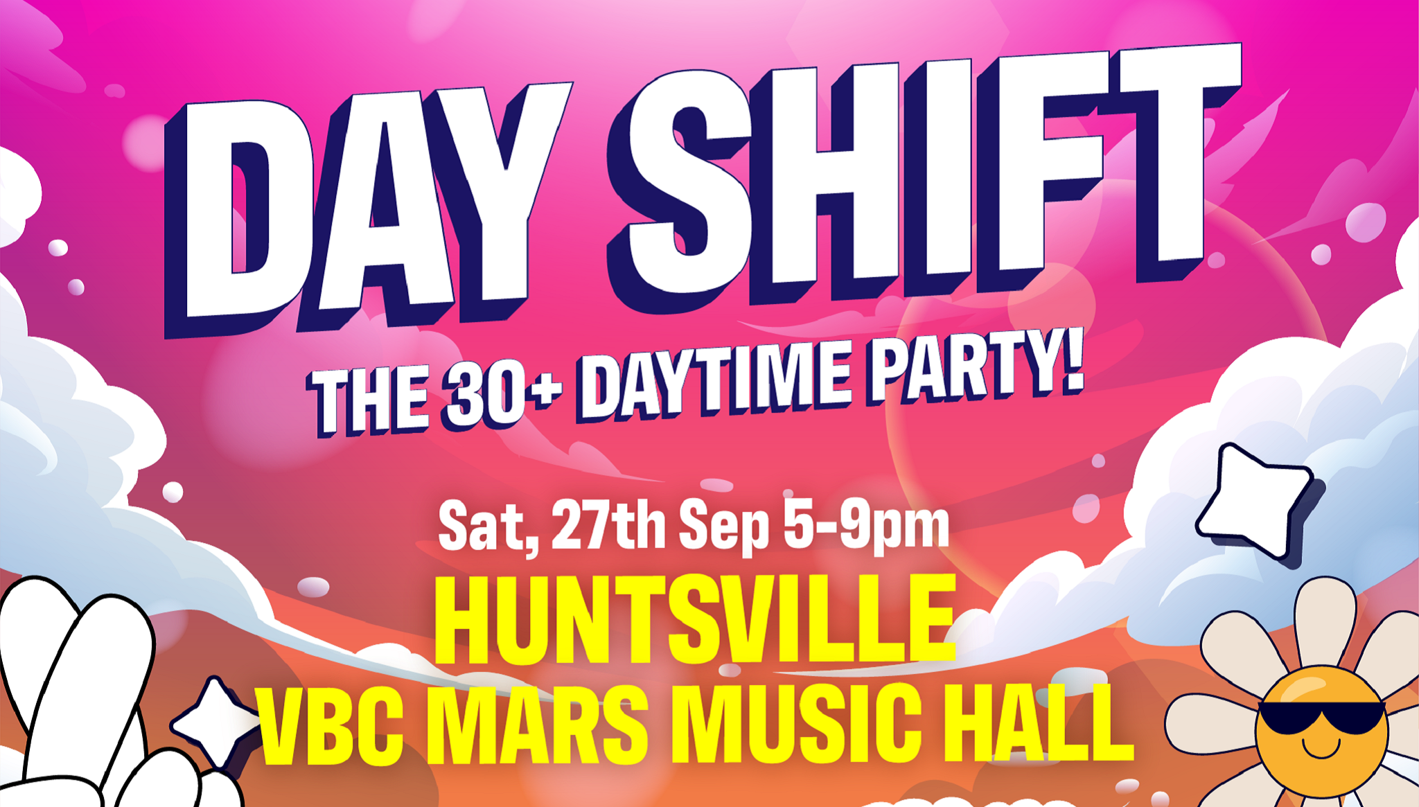 Dayshift: The 30+ Daytime Party!