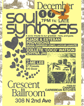 SOUL SYNTHESIS W/ DJ J-ME LEE