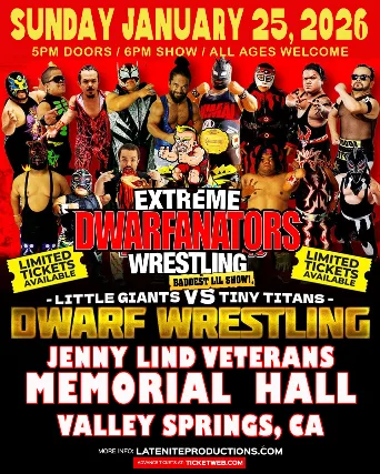 EXTREME DWARFANATORS WRESTLING