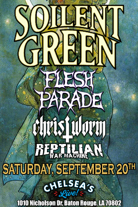 Soilent Green with Flesh Parade, Christworm & Reptilian War Machine