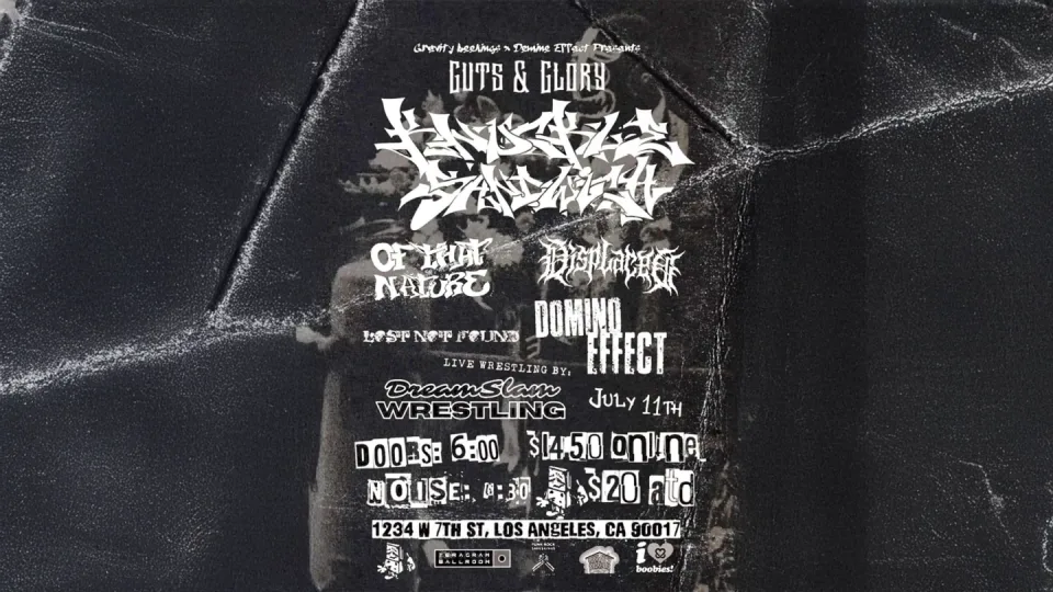 Gravity Bookings & Domino Effect Present: Guts & Glory