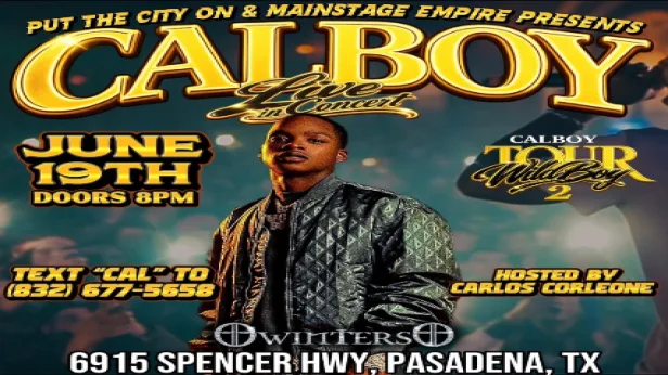 CALBOY LIVE IN CONCERT