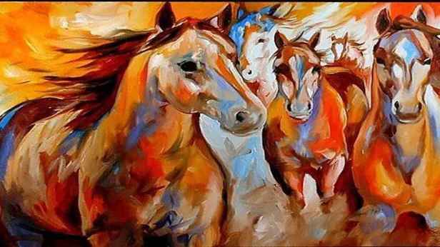 Wild Mustangs Paint Night