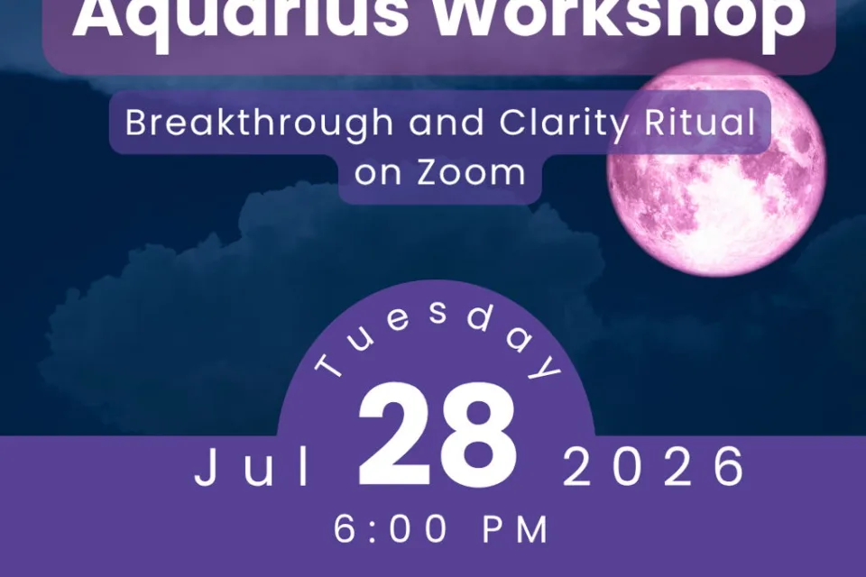 Moon Magic Online - Full Moon in Aquarius Workshop