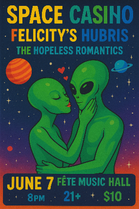 Space Casino, Hopeless Romantics, Felicity's Hubris