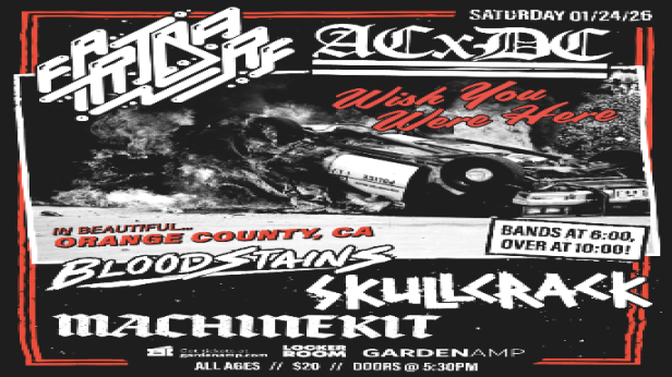 Fartbarf, ACxDC, Bloodstains, SKULLCRACK  , Machinekit