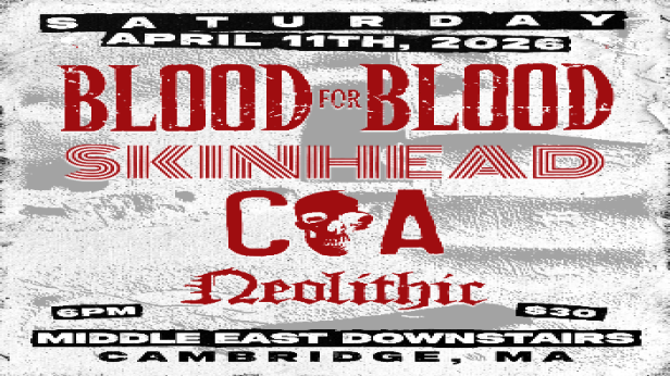 Blood for Blood, Skinhead, COA, Neolithic