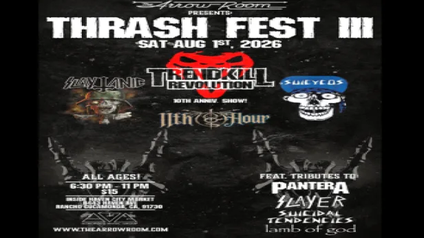 Pantera, Slayer, Suicidal Tendencies, Lamb of God Tributes - Thrash Fest 3