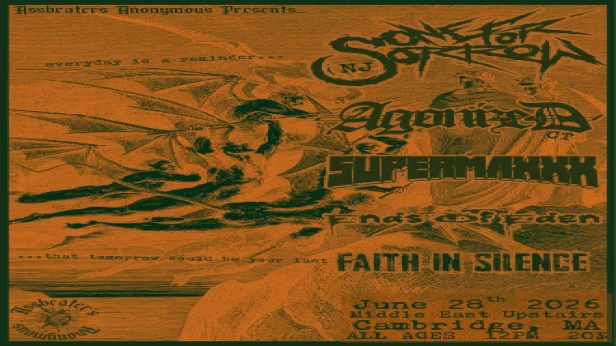 Assbeaters Anonymous Presents : One For Sorrow, Agonized, Supermaxxx, Ends of Eden, Faith in Silence