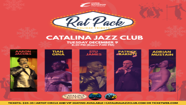 AARON JACOBS & THE SWING TONES present RAT PACK HOLIDAY TRIBUTE