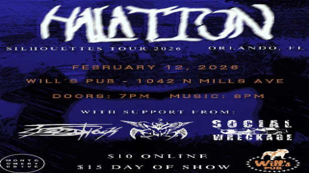 Halation - Silhouettes Tour 2026  with Social Wreckage, Evershock, and No Clue
