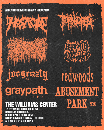 Hosticide with Torn Open, Abscesspool, Human Blister, Joe Grizzly, Redwoods, Graypath and Abusement Park