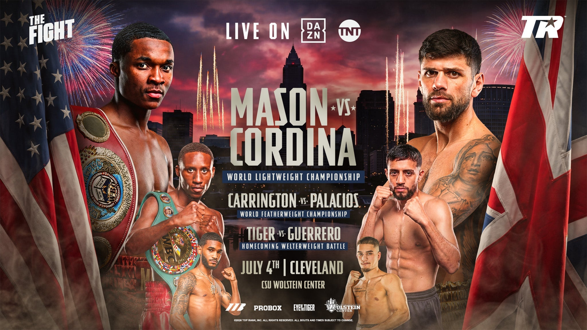 Top Rank Boxing:  Mason vs Cordina