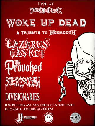 Woke Up Dead & Lazarus Casket with special guests at Brick by Brick