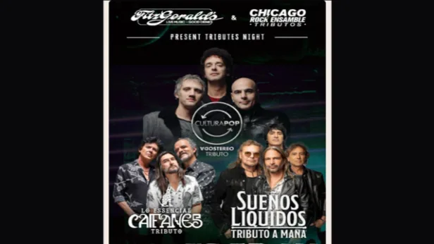 CHICAGO ROCK ENSAMBLE TRIBUTOS: Caifanes, Mana, Soda Stereo !!
