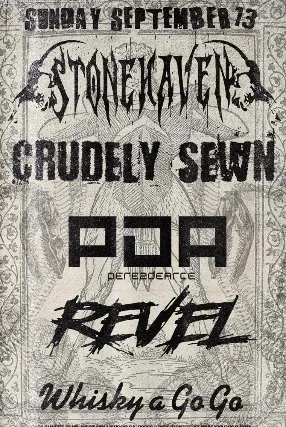 Stonehaven , Crudely Sewn, Perezdearce , Revel, Negative Space