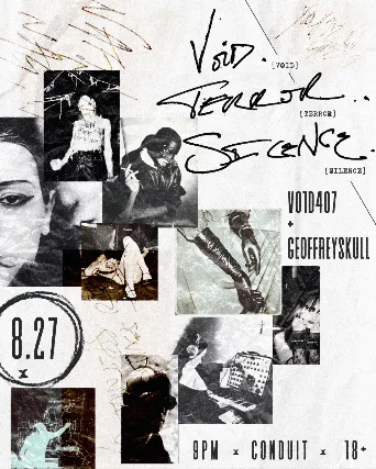 Void. Terror. Silence: A Free Goth and Industrial Night
