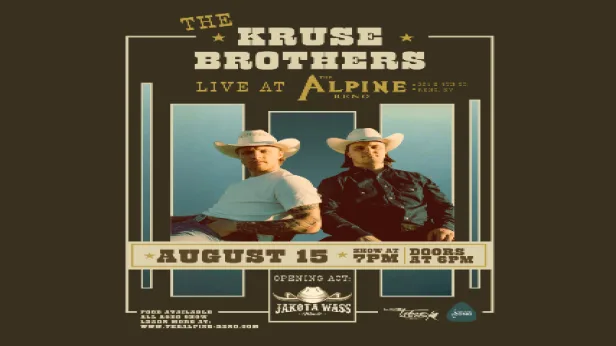 For The Song presents The Kruse Brothers with special guest Jakota Wass
