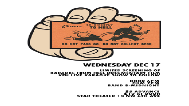 KARAOKE FROM HELL'S 33-1/3rd ANNIVERSARY PARTY