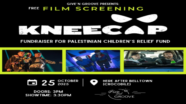 KNEECAP - A Fundraiser Screening for Palestinian Children’s Relief Fund