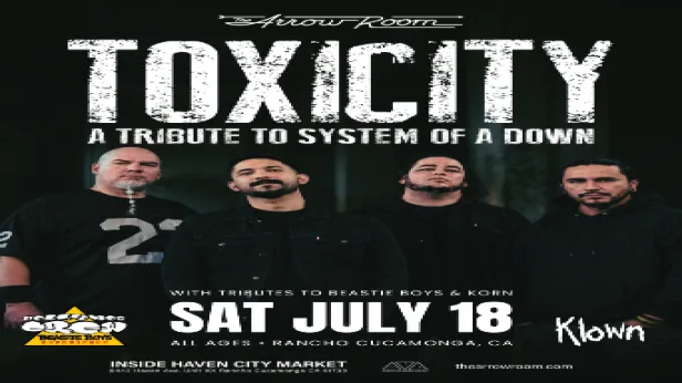 Toxicity - System of a Down tribute with Beastie Boys & Korn Tributes