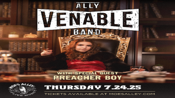 Moe's Alley Presents: Ally Venable Band w/ Preacher Boy