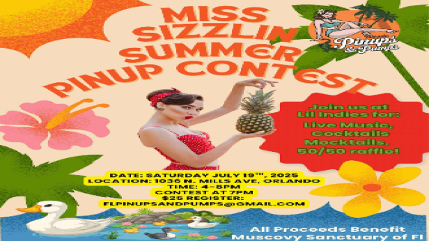 Miss Sizzlin' Summer Pinup Contest