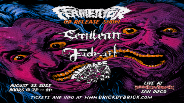 Fermentor CD Release Show with special guests at Brick by Brick