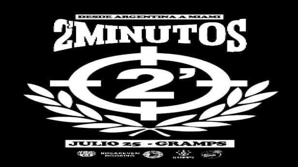 Hardcore For Punx & Breakeven Booking Present: 2 Minutos in Miami
