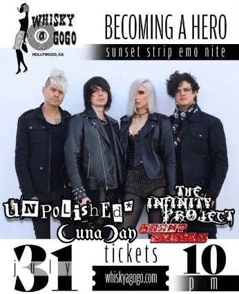 Becoming a Hero (Emo Tribute) , unpolished*, The Infinity Project, The Pretenderz, Hailey Hermida, The Pretenderz, Saint Nikole , Luna Day