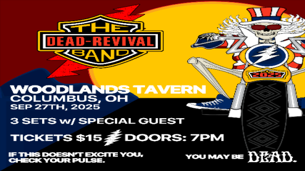 The Dead Revival Band at Woodlands Tavern (3 sets)