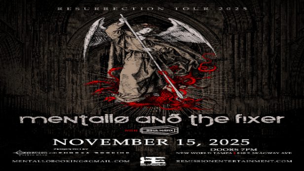 Communion After Dark and Endoxa Booking Presents: Mentallo and the Fixer, with Sina Matix in Tampa