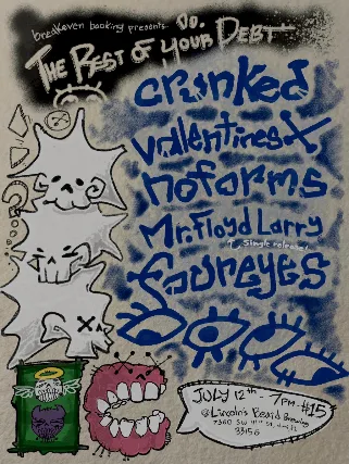 Mr. Floyd Larry, Foureyes, Noforms, ValentinesX, and Crunked in Miami