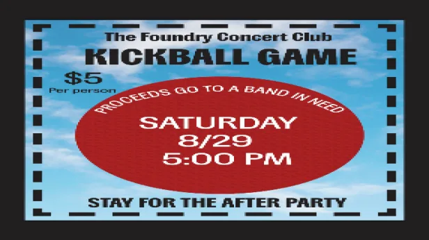 CHARITY KICKBALL GAME IN THE YARD